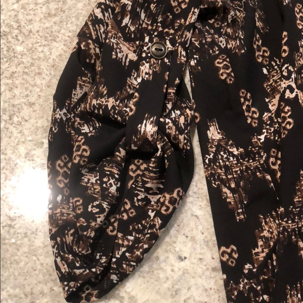 Patterned tunic top - Picture 3 of 5